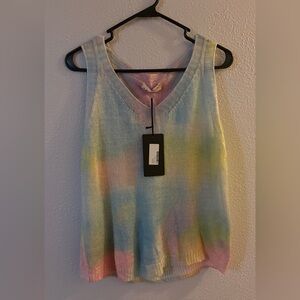 Tie Dye Knit Tank Top. New w tags.